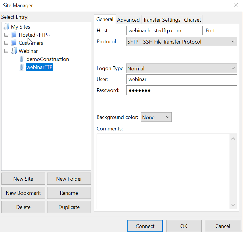 Filezilla with plain FTP