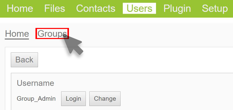 Using Groups