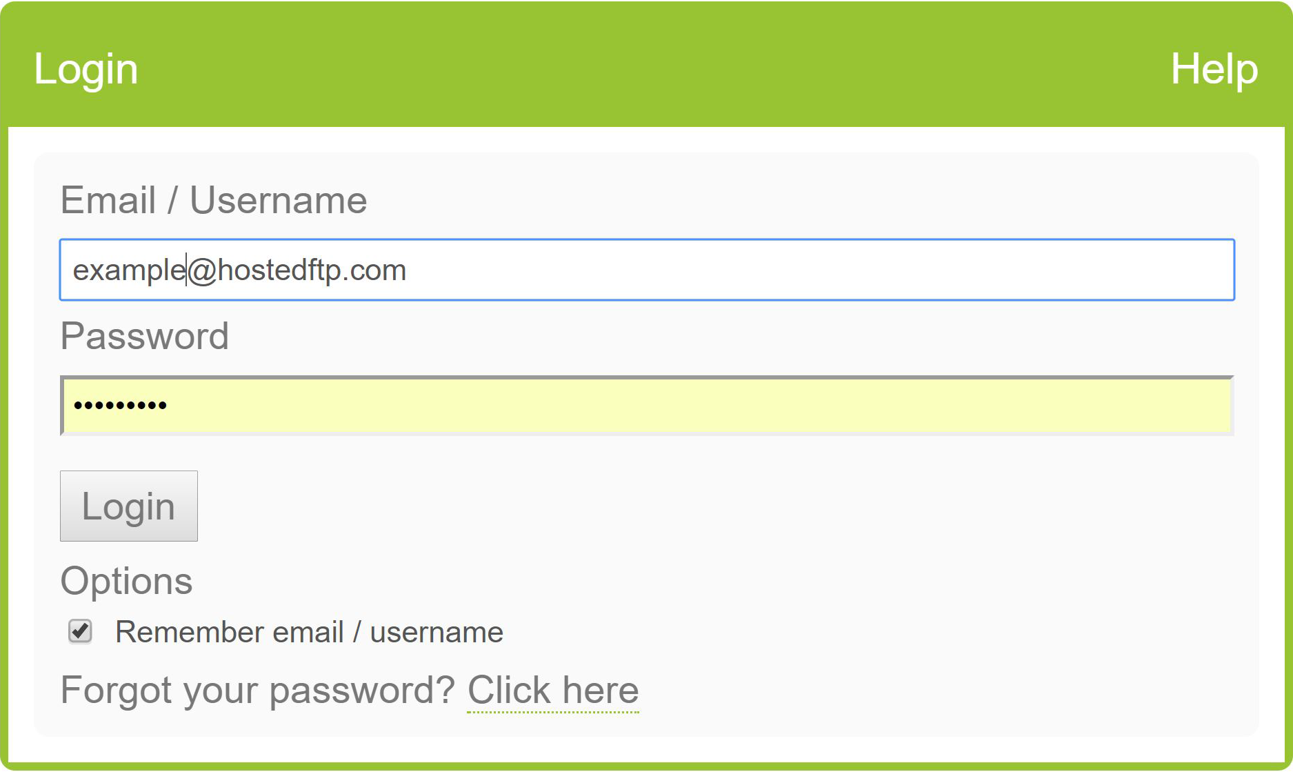 Forgot Password