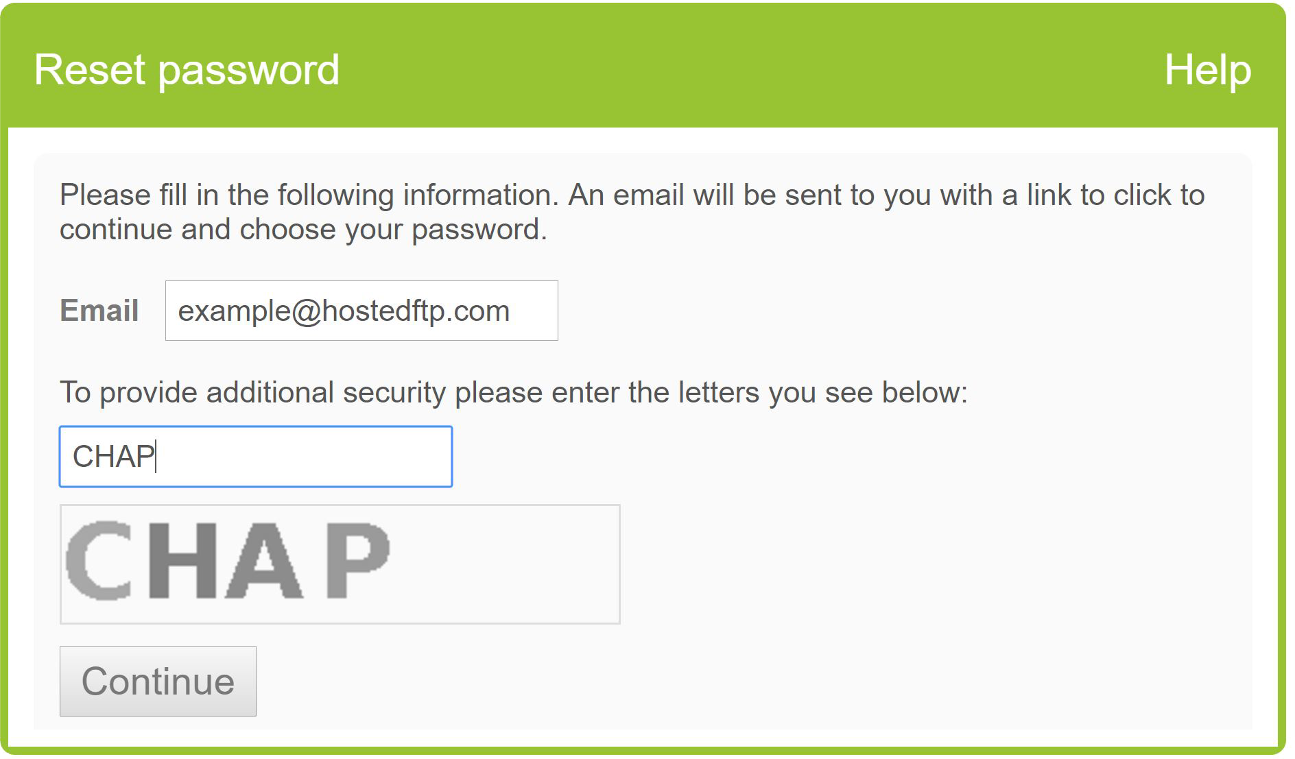Forgot Password