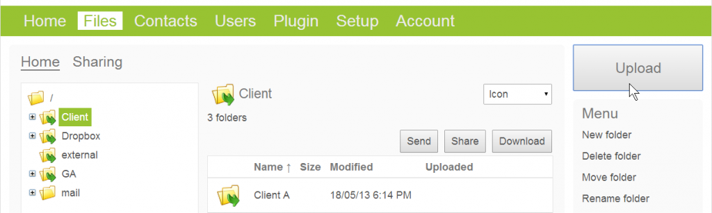 Download button screenshot
